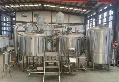 1000L beer brew equipment American style brewhouse is waiting for delivery.