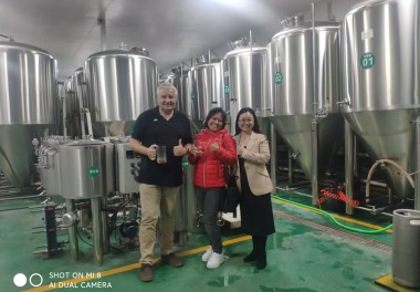 Netherlands customers visit our factory