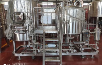 300L Germany style brewhouse with fermentation tanks