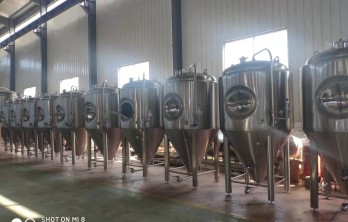 1000L double wall conical Fermenter of beer equipment