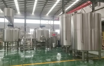 20BBL 2vessels brewhouse with 40BBL hot water tank for brewery