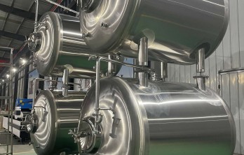 1000L horizontal bright beer tanks for brewery