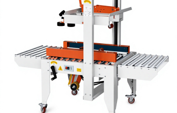 Semi Auto Carton Sealing Machine Case Sealer Top Bottom Tape Sealing with Side B