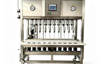 Compact Semi Auto 3 in 1 Rinsing Filling Capping Machine
